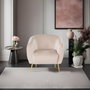 Atelier Del Sofa Sillón Orejero Beige 70x82x82 cm